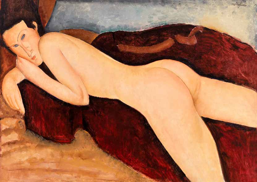 3AM5735 - Amedeo Modigliani - Reclining Nude from the Back