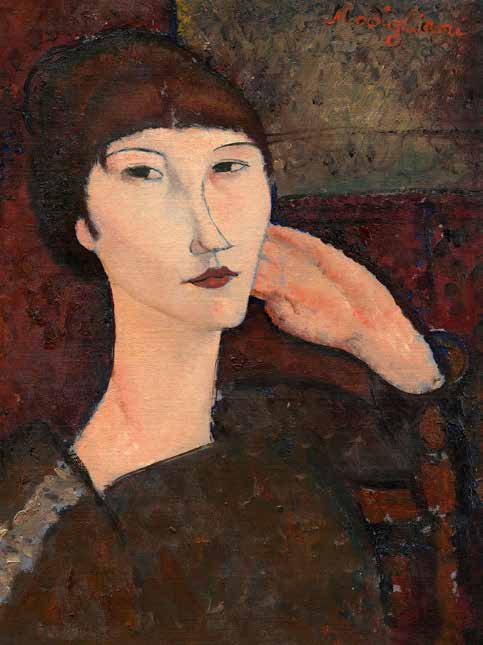 3AM5875 - Amedeo Modigliani - Adrienne (woman with bangs