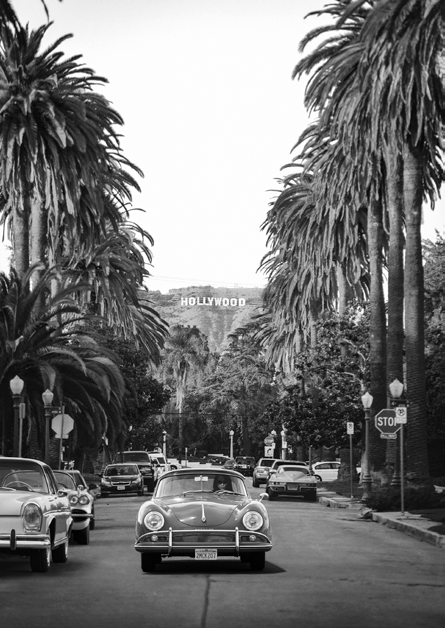 3AP5580 - Gasoline Images - Boulevard in Hollywood (BW)