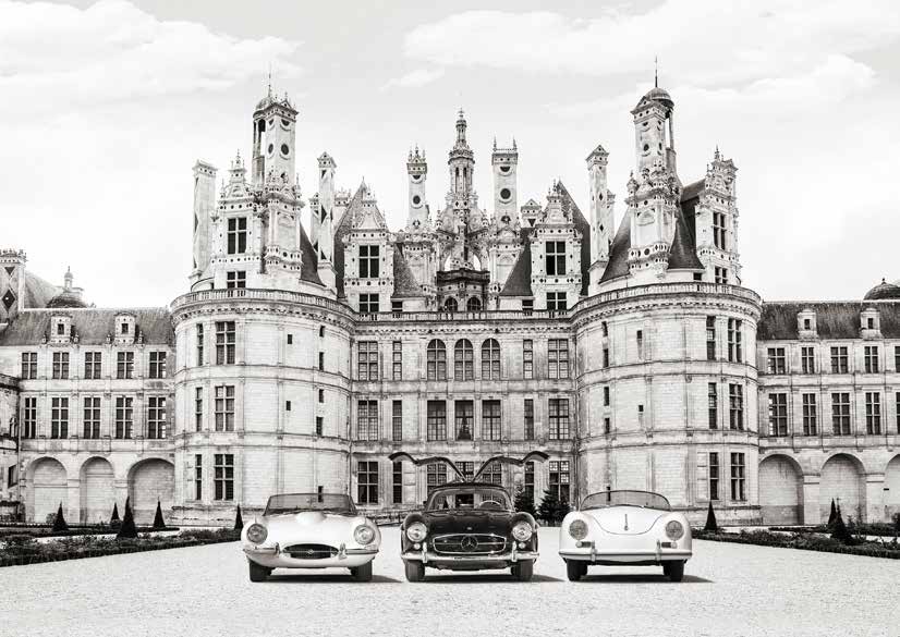 3AP5592 - Gasoline Images - Vintage Roadsters at French Castle