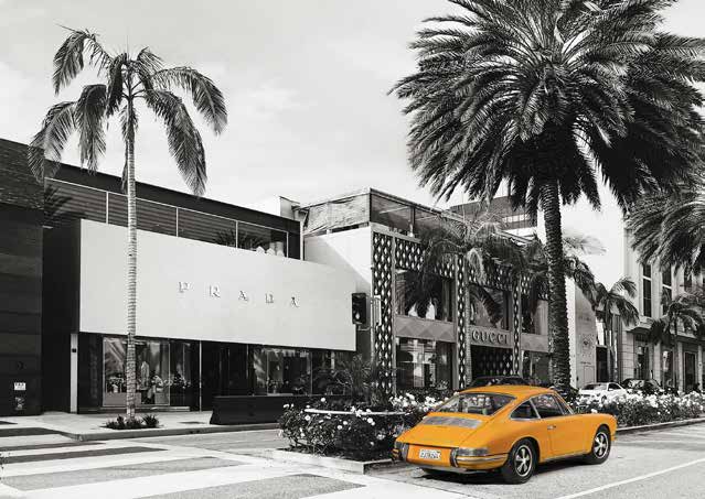 3AP6139 - Julian Lauren - Rodeo Drive, Beverly Hills, California (BW)