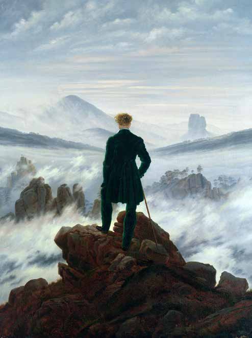 3CF049 - CASPAR DAVID FRIEDRICH - Wanderer Above the Sea of Fog