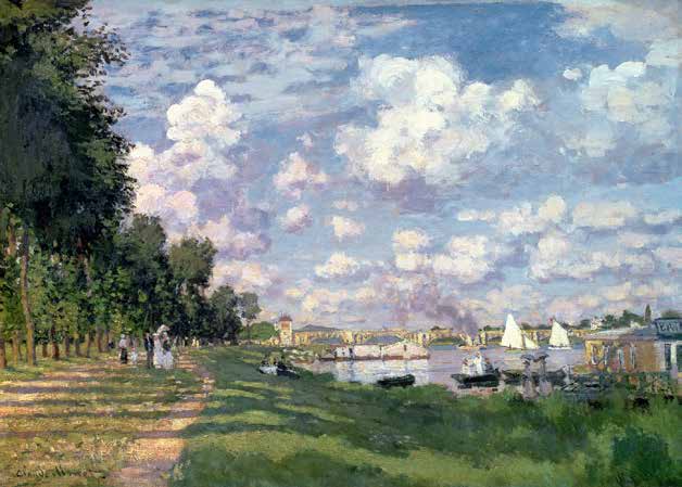 3CM018 - Claude Monet - The Marina at Argenteuil