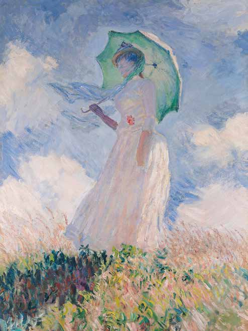 3CM027 - Claude Monet - Woman with Parasol (Left)