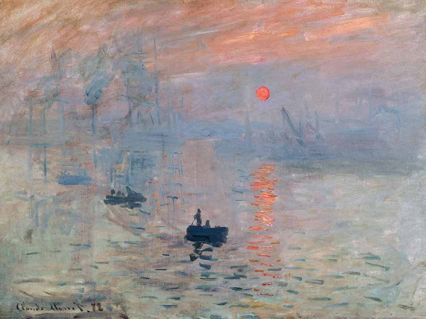 3CM020 - Claude Monet - Sun Setting over the Seine at Lavacourt