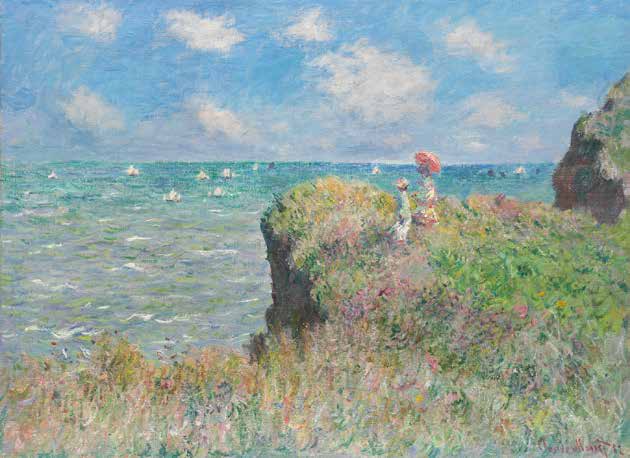 3CM1044 - Claude Monet - Cliff Walk at Pourville