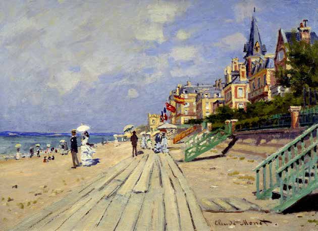 3CM1049 - Claude Monet - Plage de Trouville