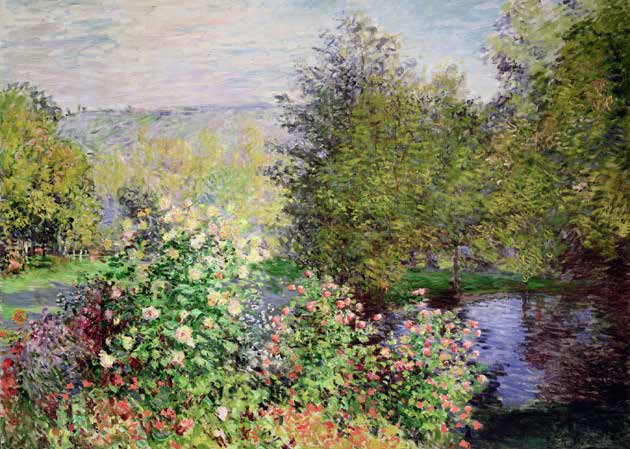 3CM1969 - Claude Monet - A corner of the Garden at Montgeron