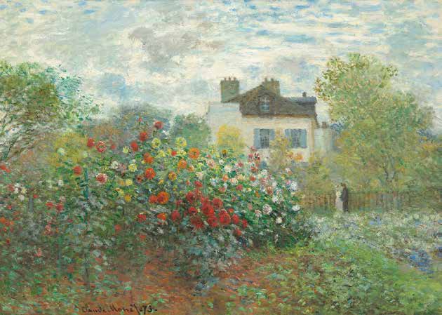 3CM4356 - Claude Monet - The Artist’s Garden in Argenteuil