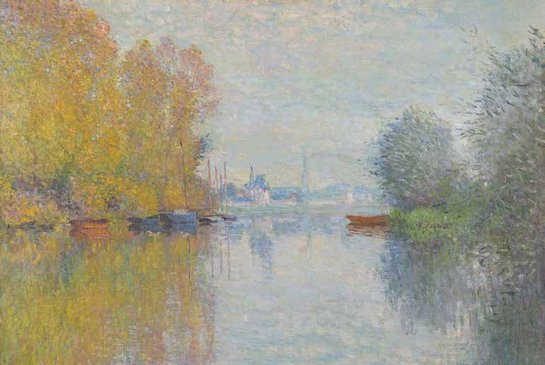 3CM4640 - Claude Monet Automne sur la Seine, Argenteuil