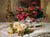 3EC103 - EUGENE HENRI CAUCHOIS - Roses on a Dressing Table