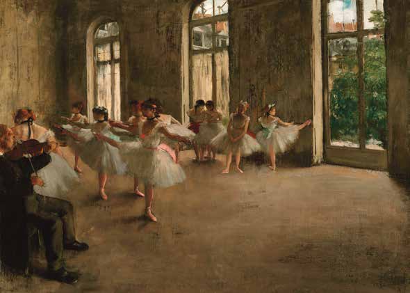 3ED084 - Edgar Degas - The Reahearsal