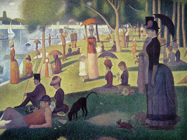 3GS040 - GEORGES SEURAT - Après-midià l’île de La Grande Jatte