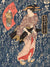 3JP5703 - Keisai Eisen - Geisha in antique pink kimono