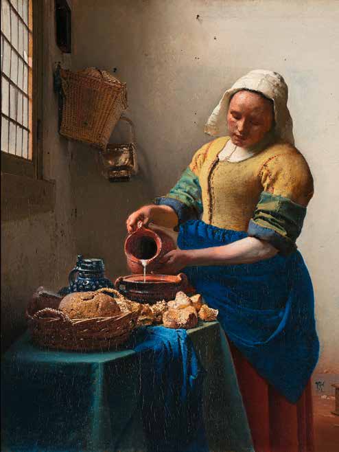 3JV5635 - Jan Vermeer - The Milkmaid (detail)