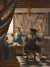 3JV5636 - Jan Vermeer - The Art of Painting (detail)