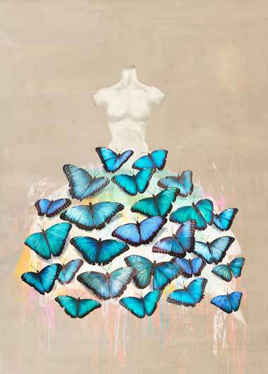 3KP5789 - Kelly Parr - Dress of Butterflies II