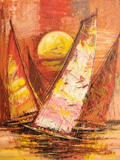 3LR5512 - Luigi Florio - Regata al tramonto II