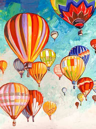 3LR6366 - Luigi Florio - Danza di mongolfiere (detail)