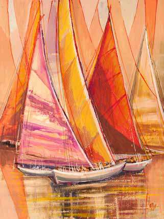 3LR6369 - Luigi Florio - Vele nel sole