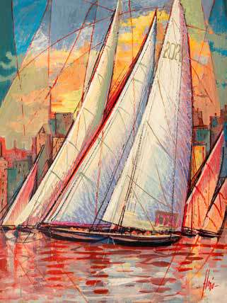 3LR6370 - Luigi Florio - Arrivo al tramonto