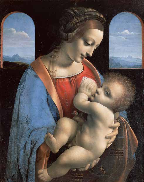 3LV4980 - Leonardo da Vinci - Madonna and Child (Madonna Litta)