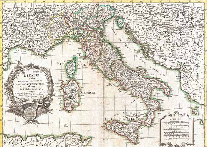 3MP4991 - Robert Janvier - Map of Italy, 1770