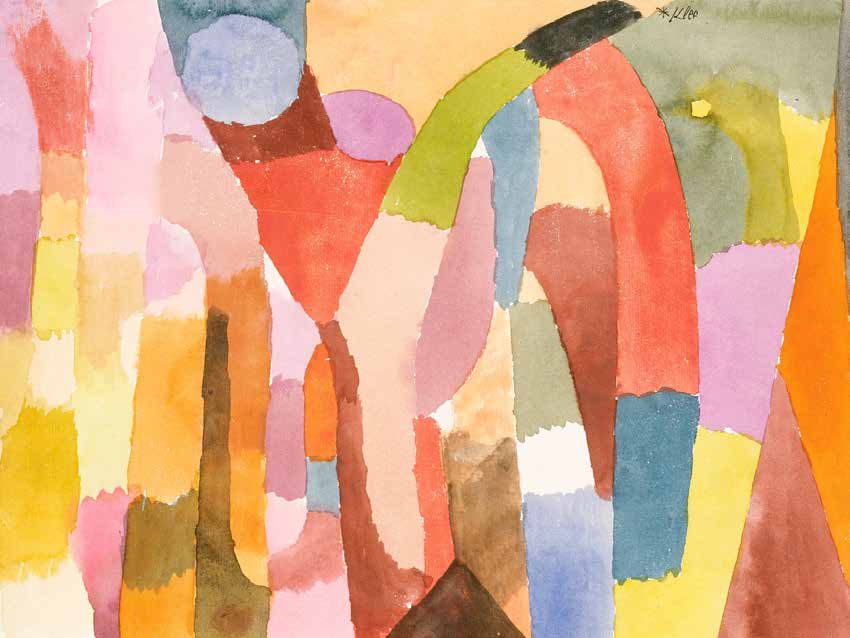 3PK2112 - PAUL KLEE - Movement of Vaulted Chambers