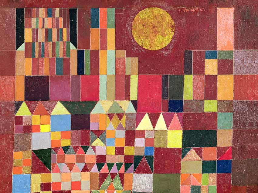 3PK517 - PAUL KLEE - Castle and Sun (detail)