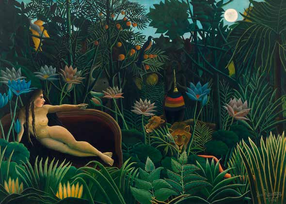 3RU533 - Henri Rousseau - The Dream