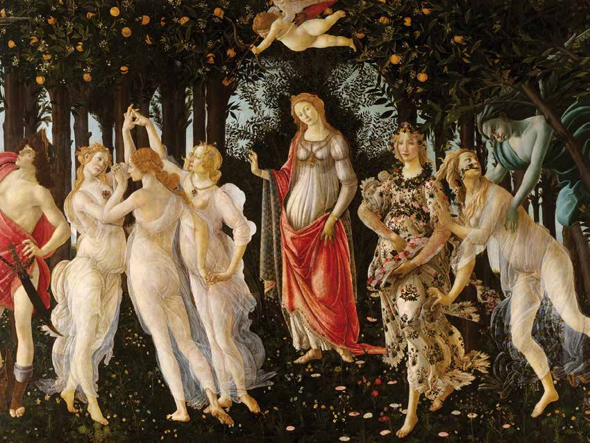 3SB142 - SANDRO BOTTICELLI - Primavera