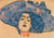 3SC6329 - Egon Schiele - Eva Freund in Blue Hat