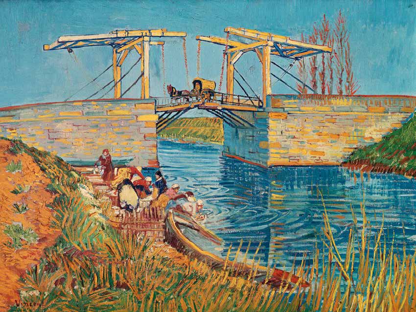 3VG1958 - Vincent van Gogh - Langlois Bridge with women washing