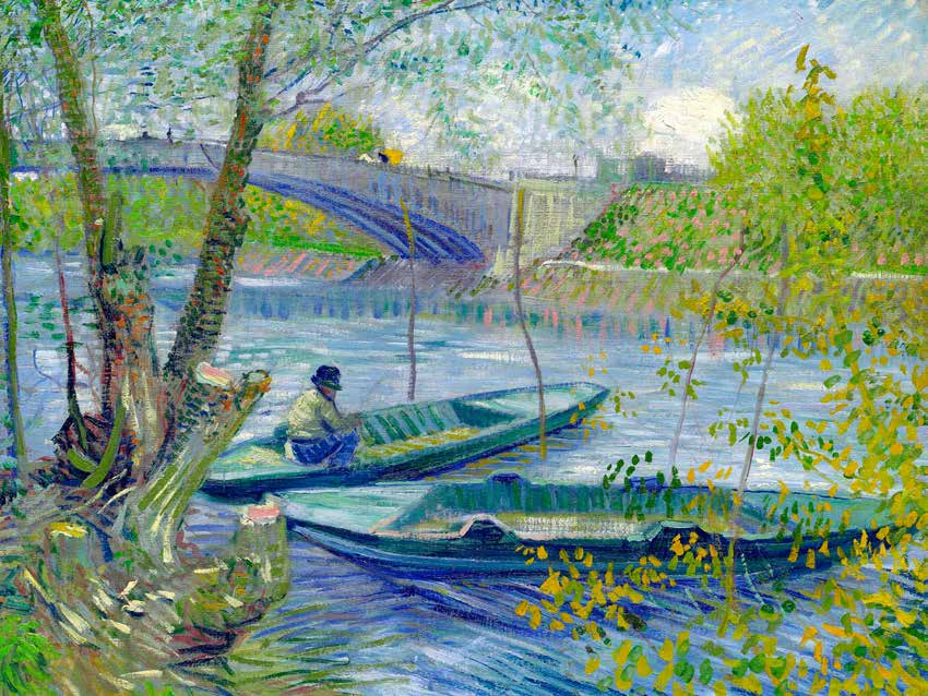 3VG2638 - VINCENT VAN GOGH - Fishing in Spring, the Pont de Clichy (Asnières)