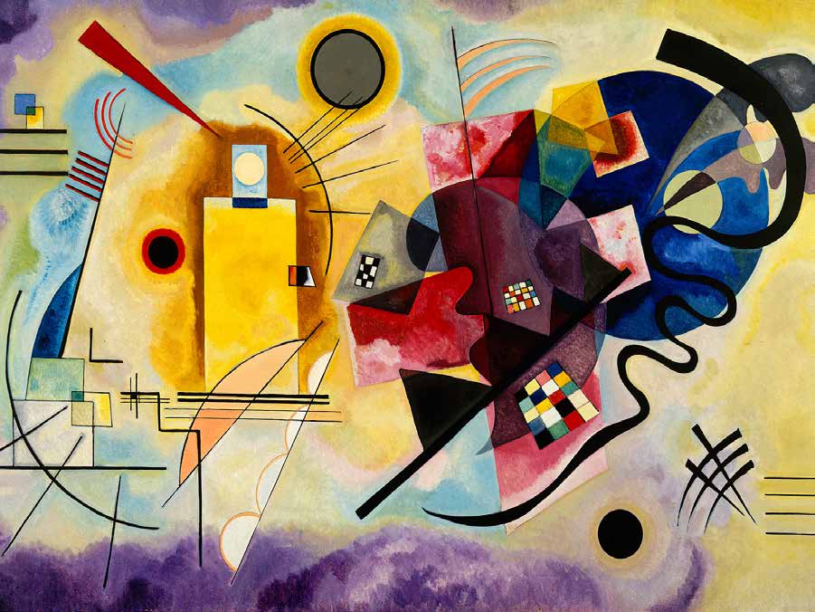 3WK2611 - Wassily Kandinsky - Yellow, Red &amp; Blue