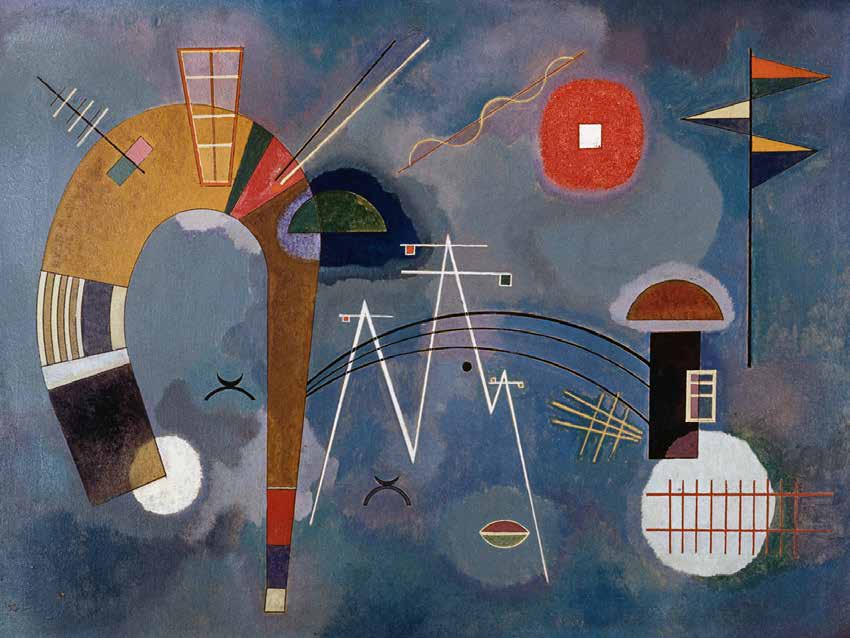 3WK2618 - Wassily Kandinsky - Round and Pointed