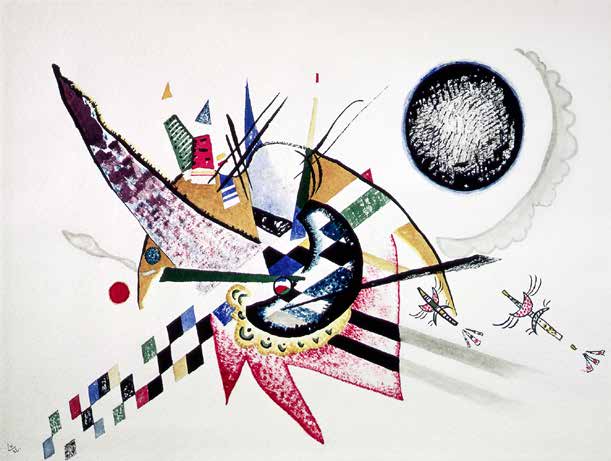3WK2658 - Wassily Kandinsky - Watercolor Painting of Composition