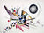 3WK2658 - Wassily Kandinsky - Watercolor Painting of Composition