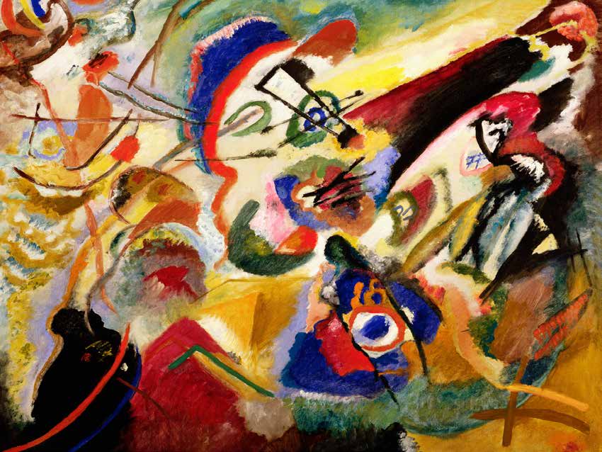 3WK2660 - Wassily Kandinsky - Fragment II for Composition VII