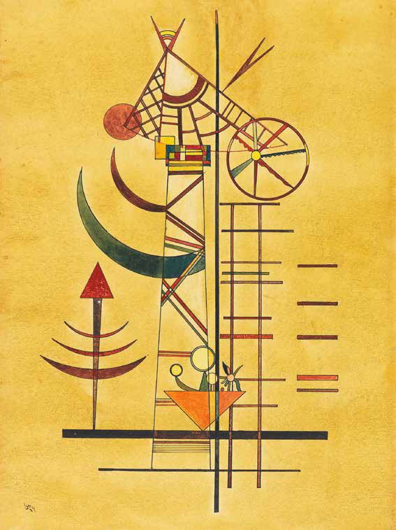 3WK5722 - Wassily Kandinsky - Curved Tips