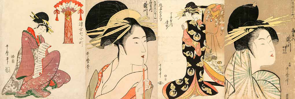 4JP4985 - Utamaro Kitagawa - A Selection of Beautiful Women