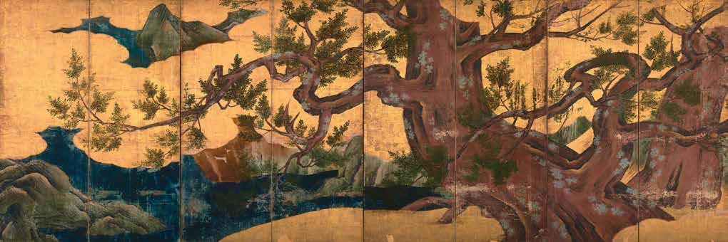 Kano's Tree 4JP5877 - Kano Eitoku - Tree in the Clouds - PictureFramingStudio