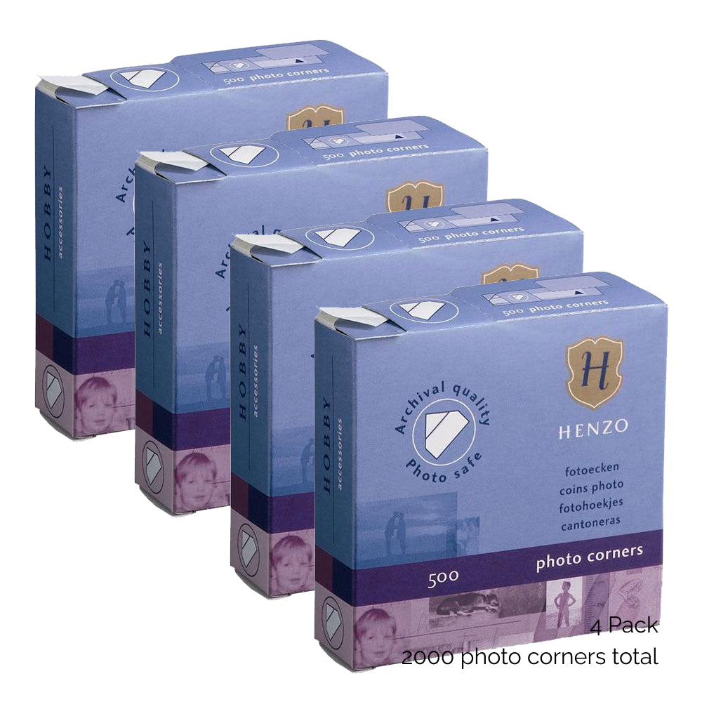 Henzo Photo Corners 500 Transparent - Discontinued