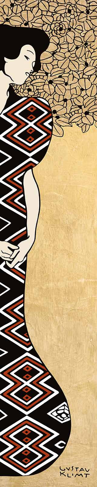 5GK4203 - Gustav Klimt - Woman and Tree I (Gold)