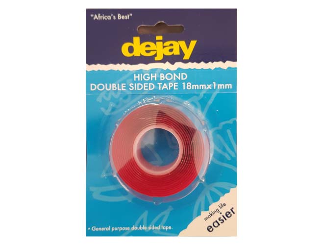 Dejay A141 – 18MM X 1.1MM X 1Meter High Bond Industrial Tape