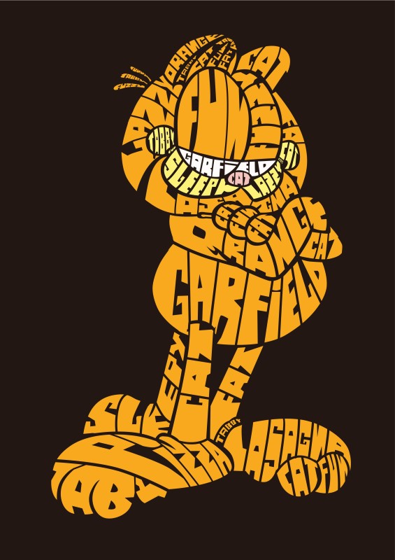 Garfield Text/image Garfield - PictureFramingStudio
