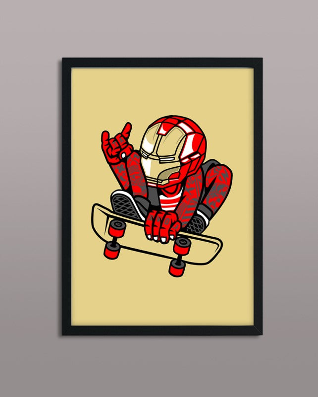 Iron Man Skateboard