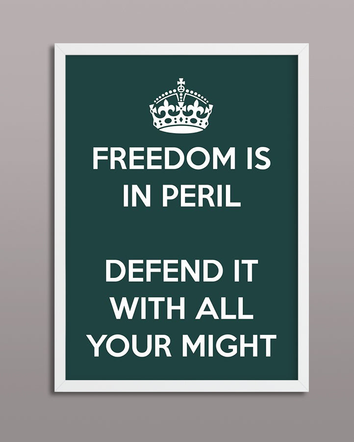 Freedom is in Peril