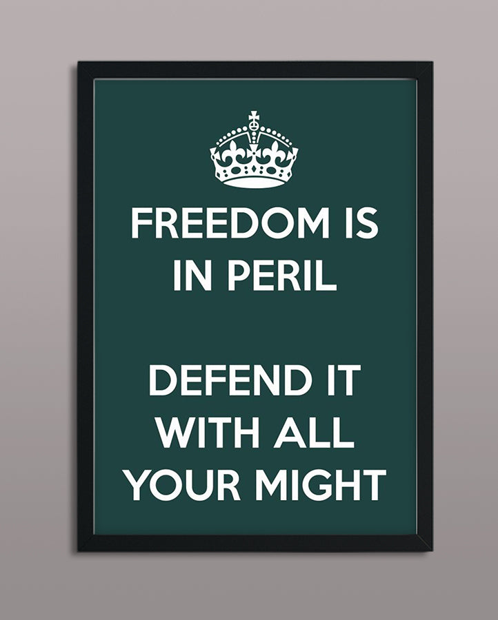 Freedom is in Peril