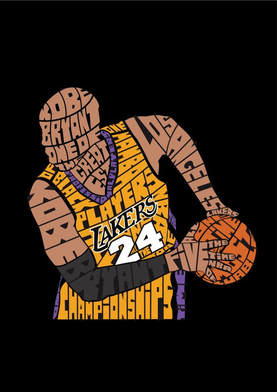 Mrcus by prints & posters Bryant Kobe ジークレープリントアート Bryant Kobe Lister Adam JOJO Printler - 版画